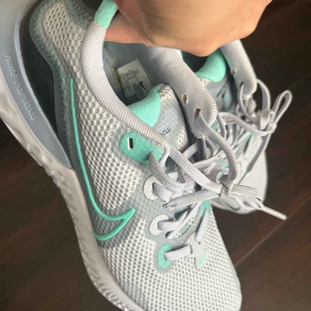 Nike Teal and Grey Athletic Shoes/ Nike Renew